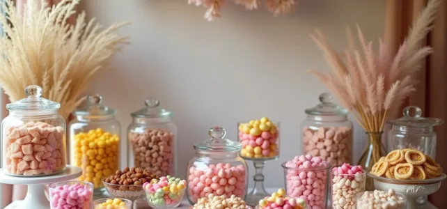 Décoration de candy bar : idées créatives et tendances 2025